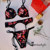 3 PART THIN PAD BRA SET