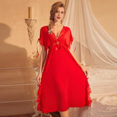 Coral Dream Maxi Robe or Nightgown