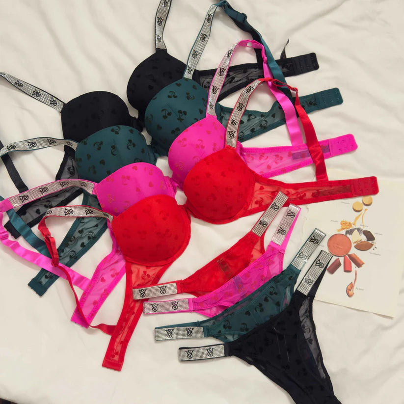 VS Cherry Bra Set