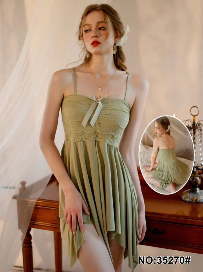 Baby Doll Pistachio Nighty