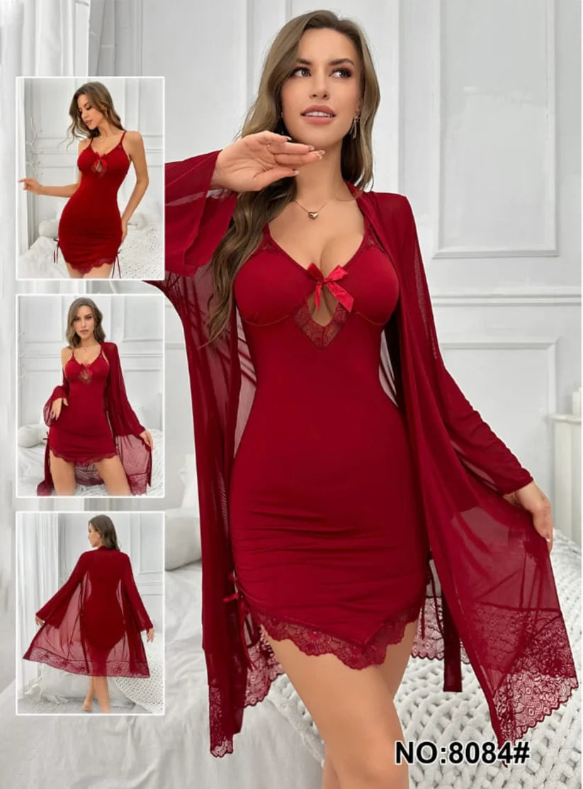 Two Piece Stylish Nighty Set
