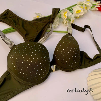 PEARLS THIN PAD BRA SET